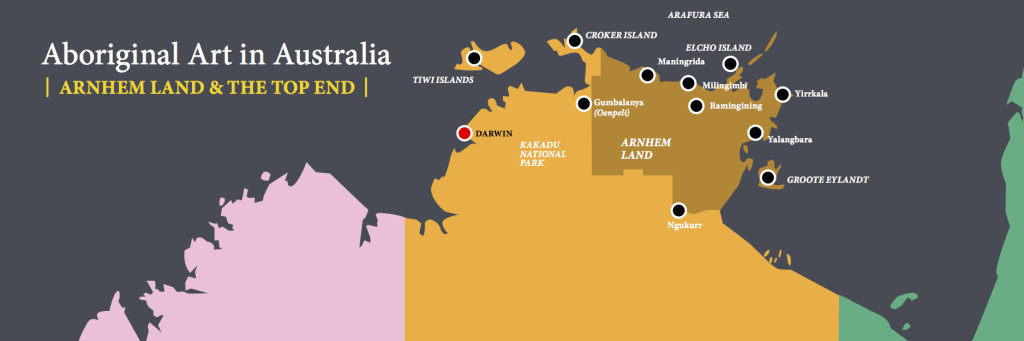 ARNHEM LAND THE TOP END Lauraine Diggins Fine Art   LDFA Website Maps 8 Copy 2 Arnhem Land The Top End 1024x341 