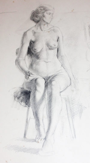 Nora Heysen Seated Female Nude 215266