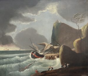 WB Gould Shipwreck on a Rocky Coast